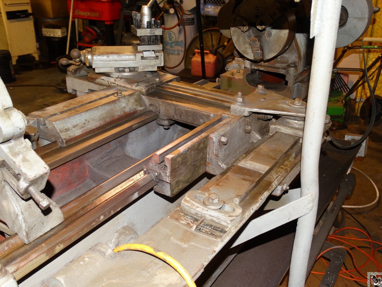 Image for  Army issue 1942 model HK Smith-Drum Extension-Gap lathe with owner/parts manual