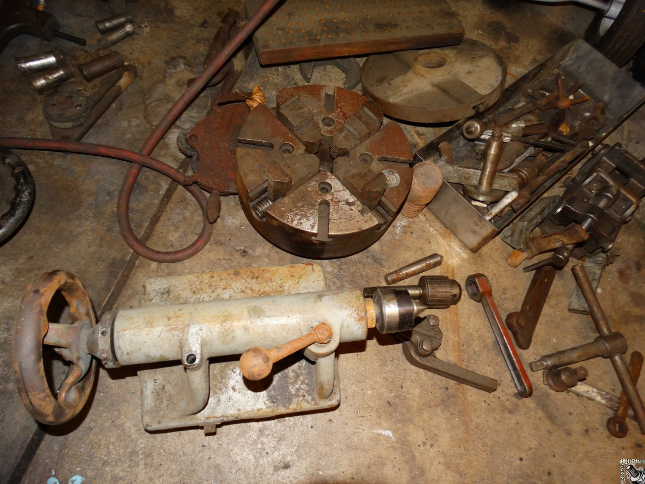 Image for  Army issue 1942 model HK Smith-Drum Extension-Gap lathe with owner/parts manual