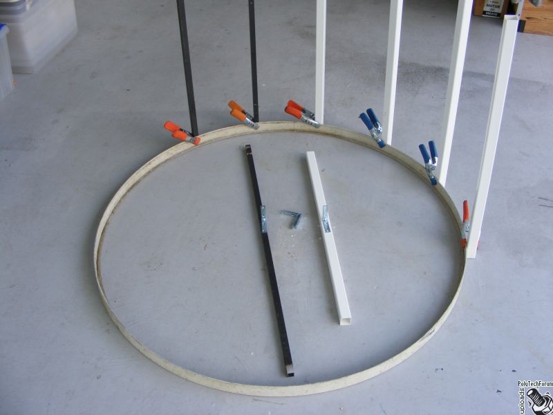 Image for bending 5 foot dia circles of 1/2 or 3/4 EMT pipe