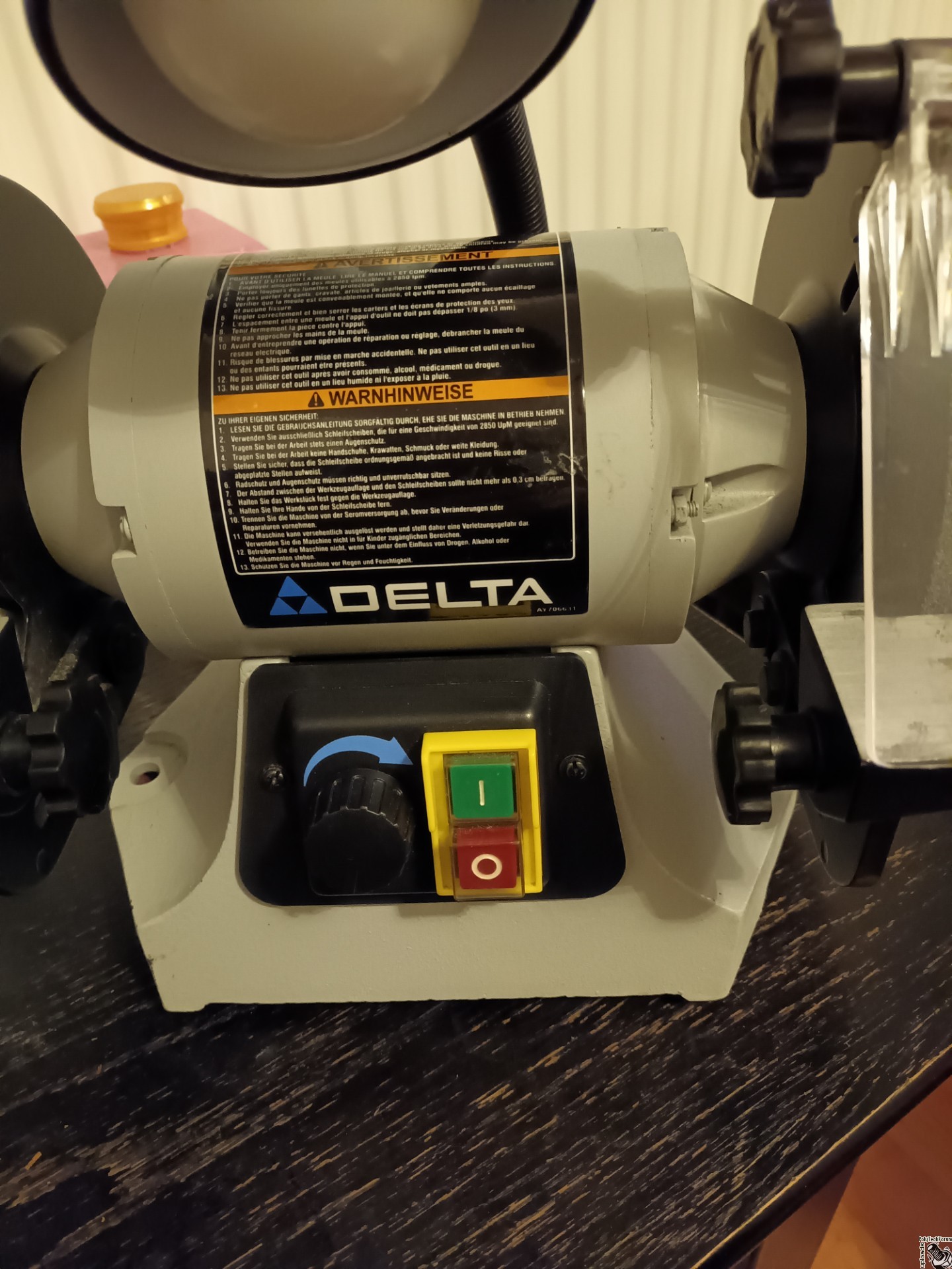 Image for About My Delta bench grinder. 